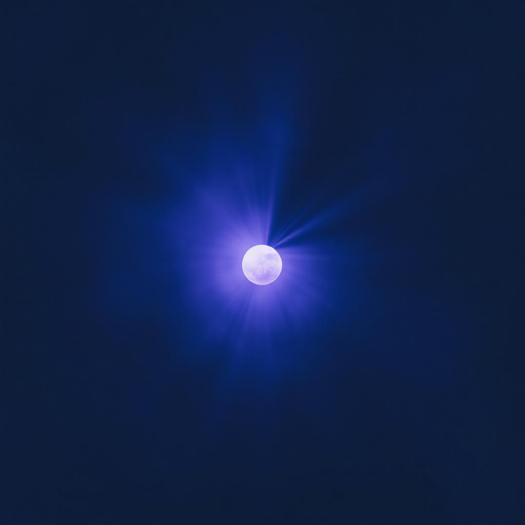 Atmospheric indigo light study